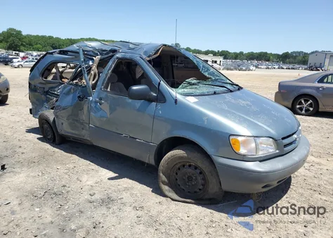 1999 Toyota Sienna Le z USA, uszkodzony, nr VIN 4T3ZF13C7XU136407